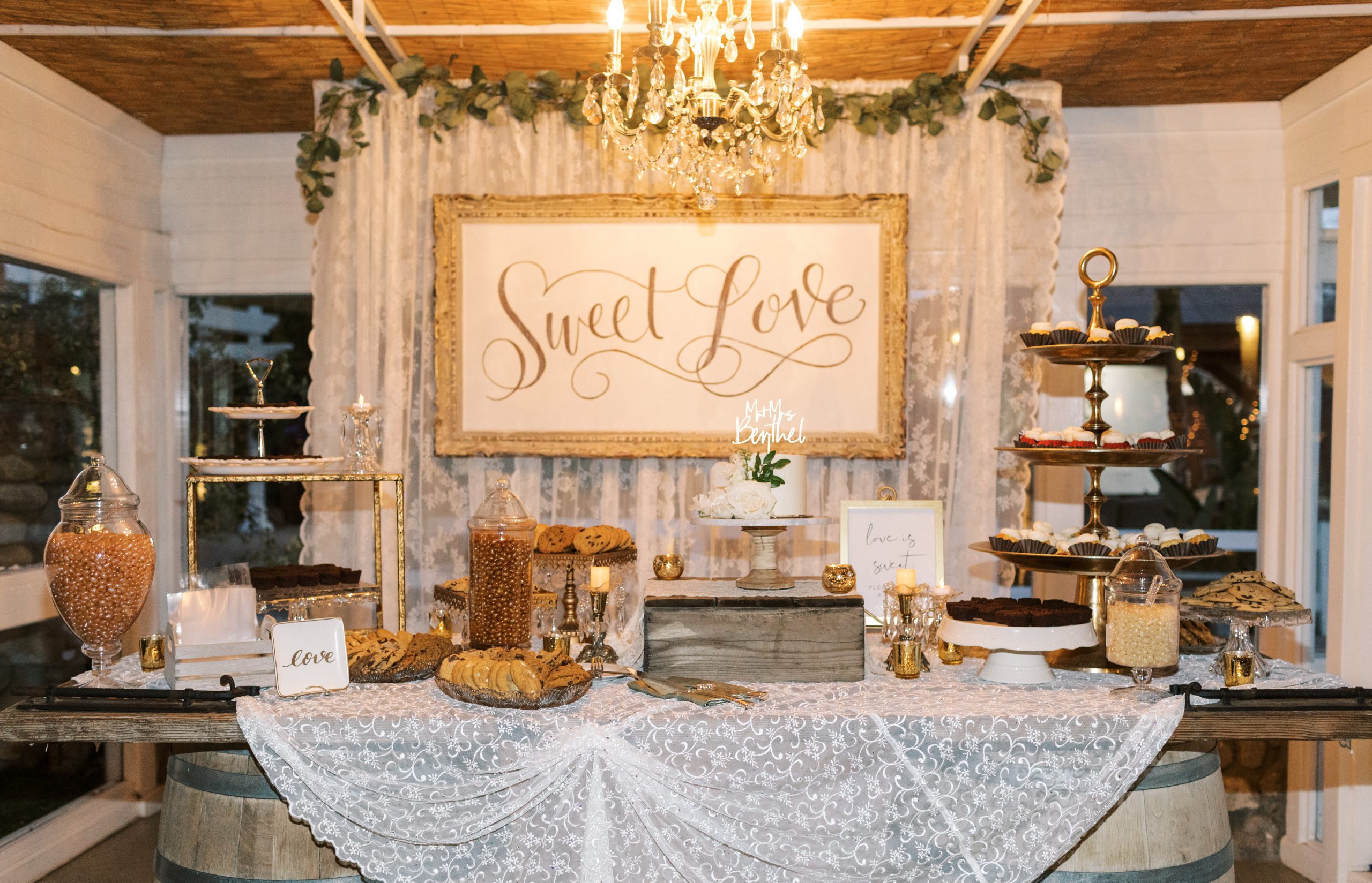 sweets and treats table